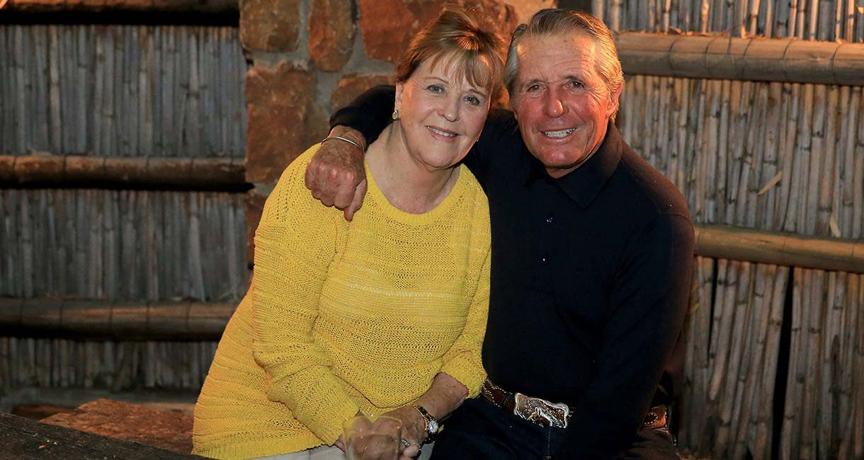 Vivienne ja Gary Player ehtivät olla naimissa 64 vuotta.