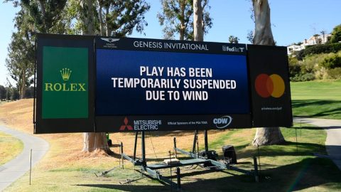 Edellisen kerran kova tuuli on keskeyttänyt PGA Tourin kisan vuonna 2015 St.Andrewsin Open Championshipissa