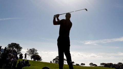 Tiger Woods oli hyvin lähellä tehdä hole in onen paluukierroksellaan PGA Tourille