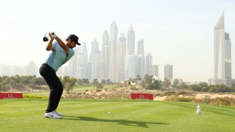 Alex Levy on laittanut kaasun pohjaan Emirates Golf Clubilla