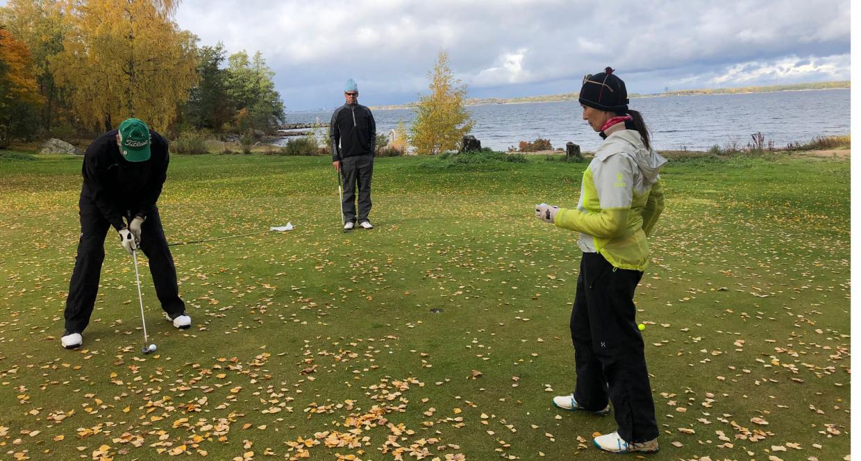 GoGolf Isosaari jatkaa ja kehitttää Isosaaren upeaa golftarinaa. Kuva lokakuussa 2019 pidetystä kilpailusta