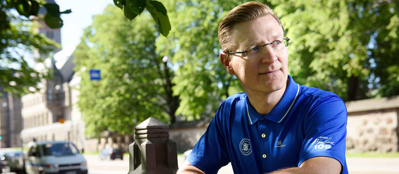 Golfliiton toiminnanjohtaja Juha Korhonen.
