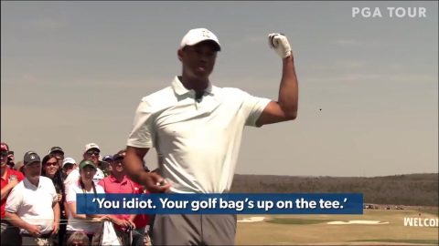 Tiger Woods muistelee vuoden 1984 holaria videolla