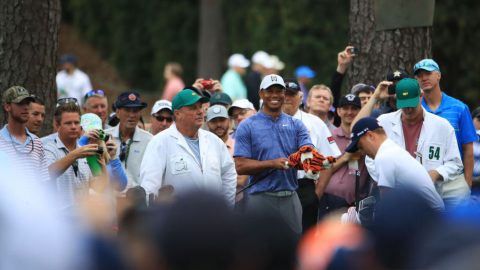 Tiger Woods laittoi kuusvitosen tauluun viime keskiviikkona Augustassa
