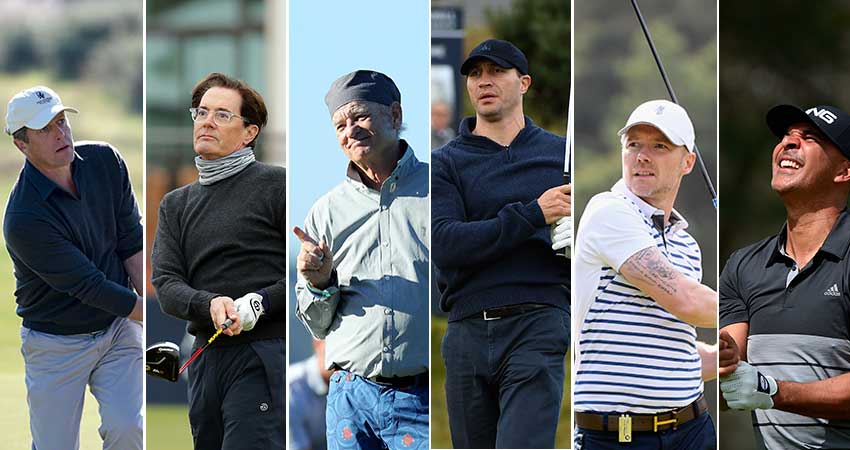 Dunhill Links -pelataan pro amina. Mukana on jälleen koko joukko julkisuudesta tuttuja golfin harrastajia.