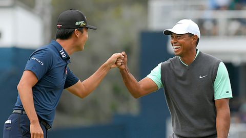 Kevin Na haluaisi antaa Tiger Woodsille nyrkkitervehdyksiä myös Ryder Cupissa vuonna 2022.