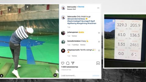 Lauri Ruuska täräytti keskiviikkona Trackmaniin hurjat lukemat ja lähetti terveiset Instagramissa Bryson DeChambeaulle.