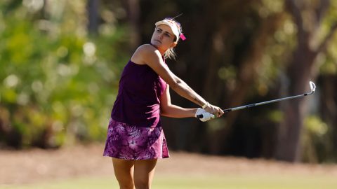 Lexi Thompson jatkaa hyviä otteita LPGA-kiertueen finaalissa.