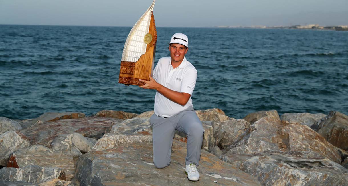 Sami Välimäki juhli Omanissa uransa ensimmäistä voittoa European Tourilla.
