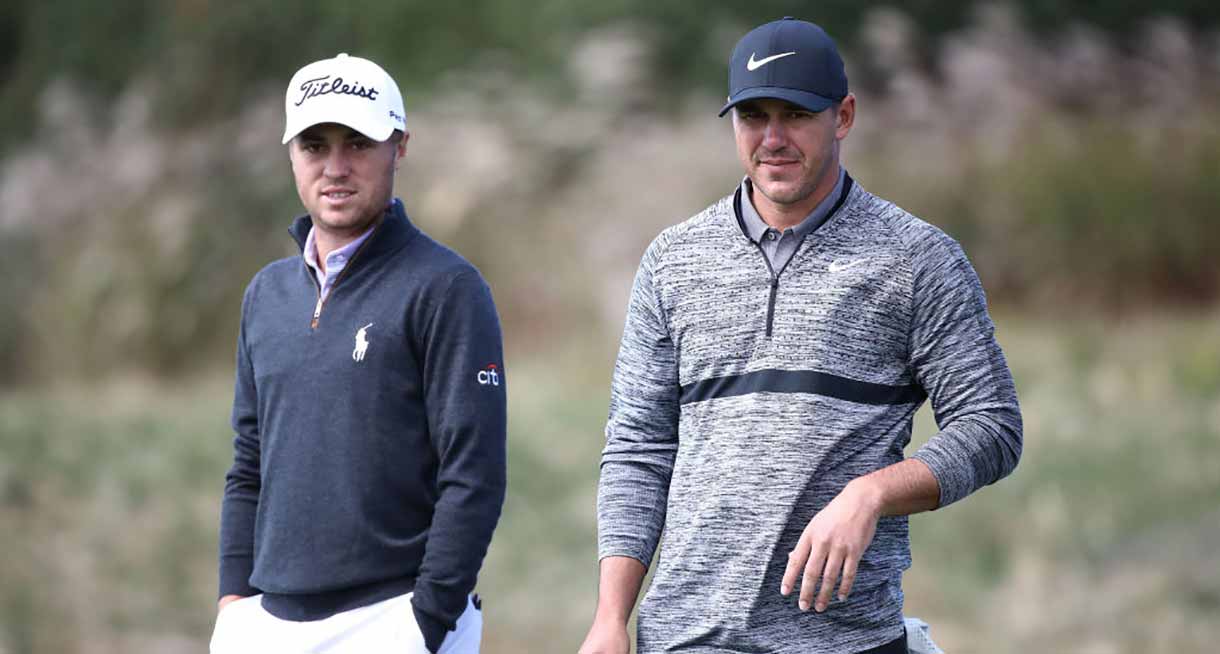 Justin Thomas ja Brooks Koepka lukeutuvat torstaina käynnistyvän PGA Championshipin voittajasuosikkeihin.