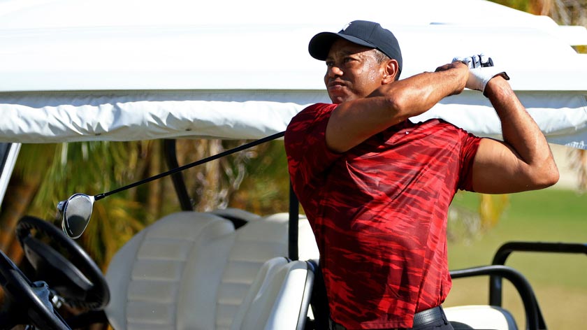 Tiger Woodsin fyysinen valmius ylävartalon