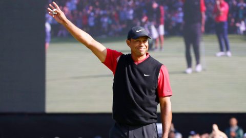 Tiger Woods villitsi japanilaisyleisöä marraskuussa. Olympialaisissa pelaaminen Tokiossa on yksi Woodsin suurista unelmista