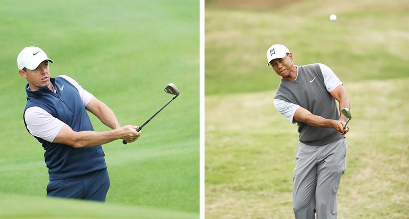Rory McIlroyn ja Tiger Woodsin kohtaaminen on neljännesvälierien mielenkiintoisin ottelu.