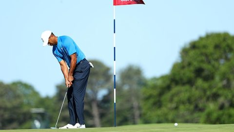 Tiger Woods on tehnyt viime viikot kovasti töitä puttipelin kanssa.