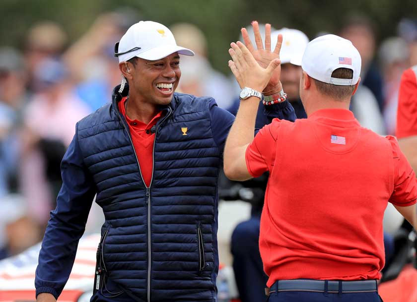 Tiger Woods loisti kentällä ja huolehti ensiluokkaisesti tiimistään kapteenin roolissa