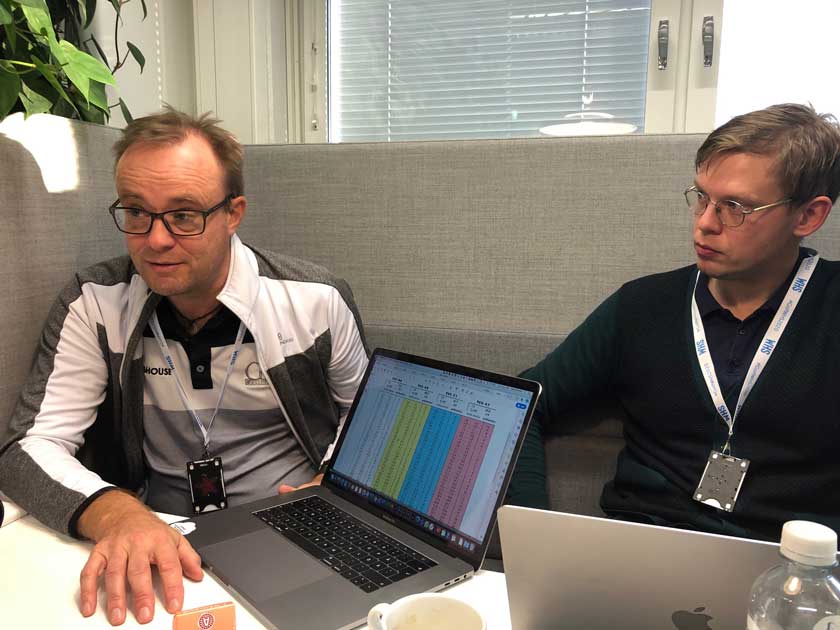 Mika Wikström ja Aarni Nordqvist ovat Golfliiton asiantuntijoina tehneet valtavan työn WHS:n kehittelyssä ja lanseerauksessa Suomeen.