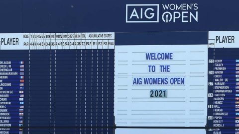 Women's Open käynnistyi tänään aamulla Carnoustien kentällä.